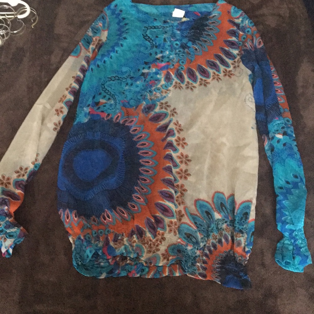 Desigual beautiful sheet blouse small